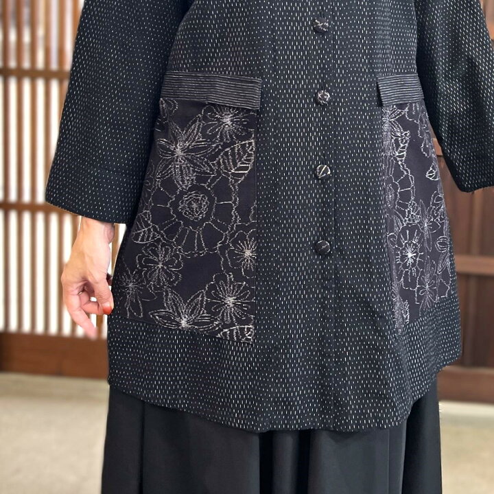 楽天市場】【久留米絣ジャケットコート】ミセス50代60代レディース 