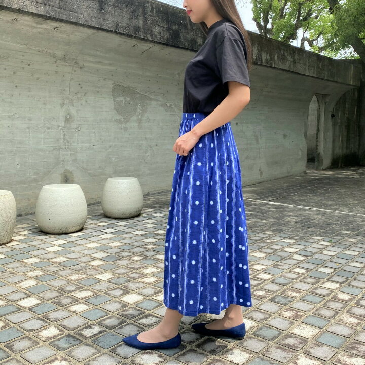 楽天市場】儀右ヱ門【フレアスカート】久留米絣ミセスレディース40代 
