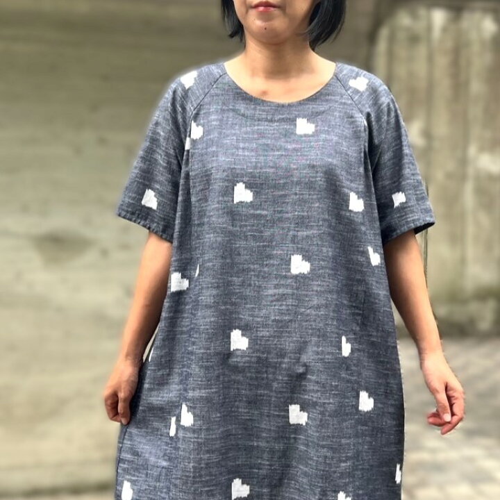楽天市場】1,000円offクーポン配布中 儀右ヱ門【久留米絣チュニック 
