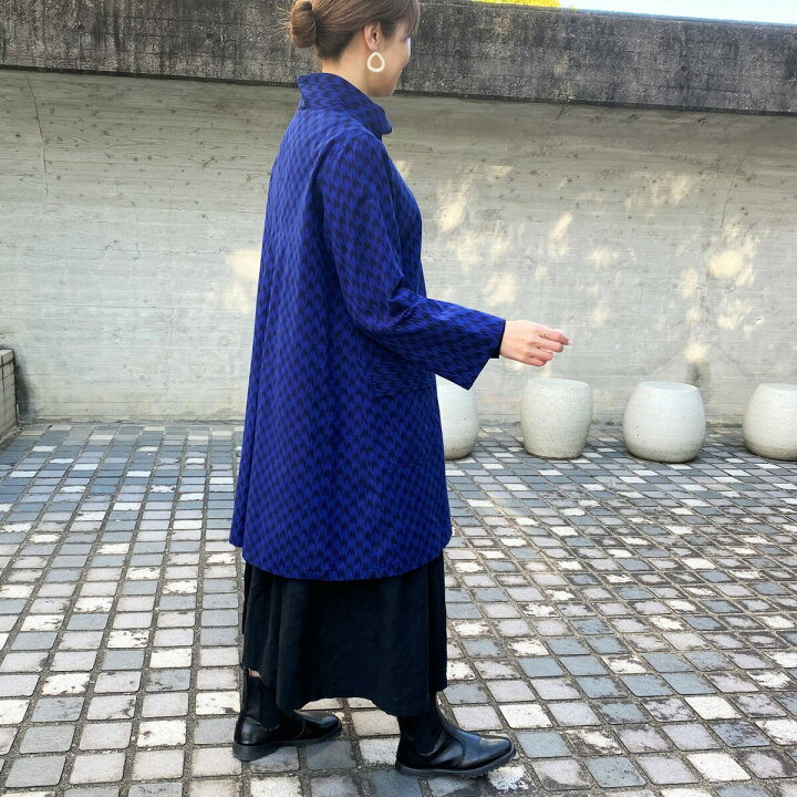 楽天市場】儀右ヱ門【久留米絣裏地付きジャケットコート】ミセス50代 