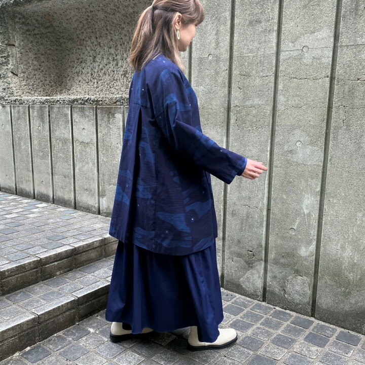 楽天市場】儀右ヱ門【久留米絣裏地付きジャケット】ハーフコート 