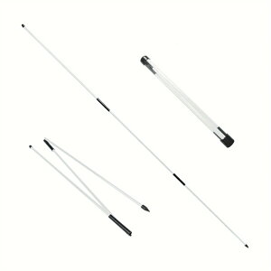 HUAEN ゴルフアライメントスティック 2セット ゴルフアライメントロッド 48インチ 折りたたみ式アライメントスティック ゴルフトレーニング用品 エイミング、パッティング、姿勢矯正用 ゴ