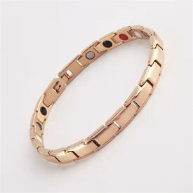 ステンレス鋼 チタン鋼 ジュエリー バングル 磁気 ブレスレット エネルギーマグネット付き 磁気ブレスレット リング 痩身 調節可能 健康エネルギー 高磁石 瞑想 ヨガ 指輪 銅ブレスレット ハンドメイド 手作り