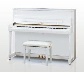 【新品アップライトピアノ】カワイ　K-200ホワイト