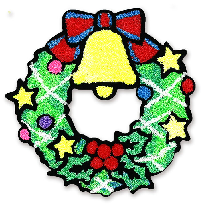 楽天市場 さらに4倍 ノブカンパニー マジックねんど リース 工作 ねんど 粘土 ぬりえ 塗り絵手作り メイキングトイ クリスマス プチギフト あす楽対応 クリスマス プレゼント ラッピング対応 こぐま こぐま