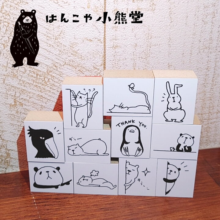 楽天市場】Okacchi × シャチハタ コラボ ちょびっと捺し はんこ 