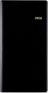 【2026年】高橋書店 1月始まりダイアリー ニューダイアリー 82(黒) 月間ブロック式+週間レフト式 月曜始まり