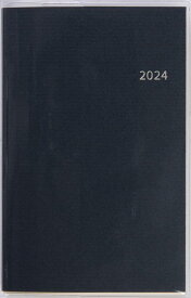 高橋書店【2024年】4月始まりダイアリー847 ビジネス手帳 小型版 3 ネイビー