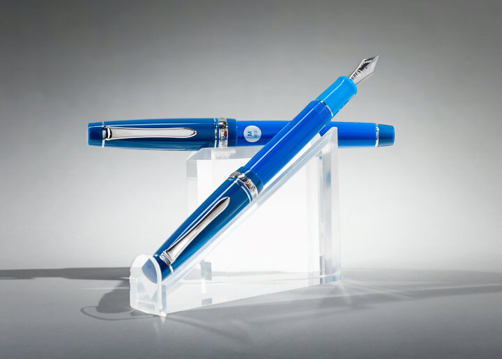 楽天市場】文具専門店 甲玉堂 オリジナル限定万年筆 「藍甲」（あい  