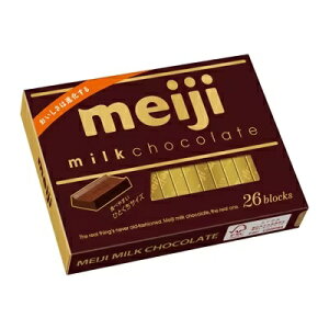 【送料無料】明治　ミルクチョコレート BOX （26枚）×6個【北海道、沖縄は発送不可】