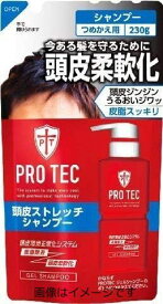 【医薬部外品】PRO TEC (プロテク) ストレッチ シャンプー 詰め替え 230g