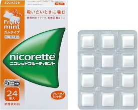 【第(2)類医薬品】ニコレットフルーティミント 24個【セルフメディケーション税制対象】