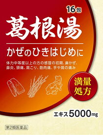 【定形外郵便で送料無料！】【第2類医薬品】葛根湯エキス顆粒「至聖」 16包【セルフメディケーション税制対象】