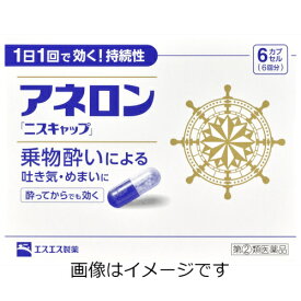 【定形外郵便で送料無料！】【第(2)類医薬品】エスエス製薬　アネロン「ニスキャップ」6カプセル