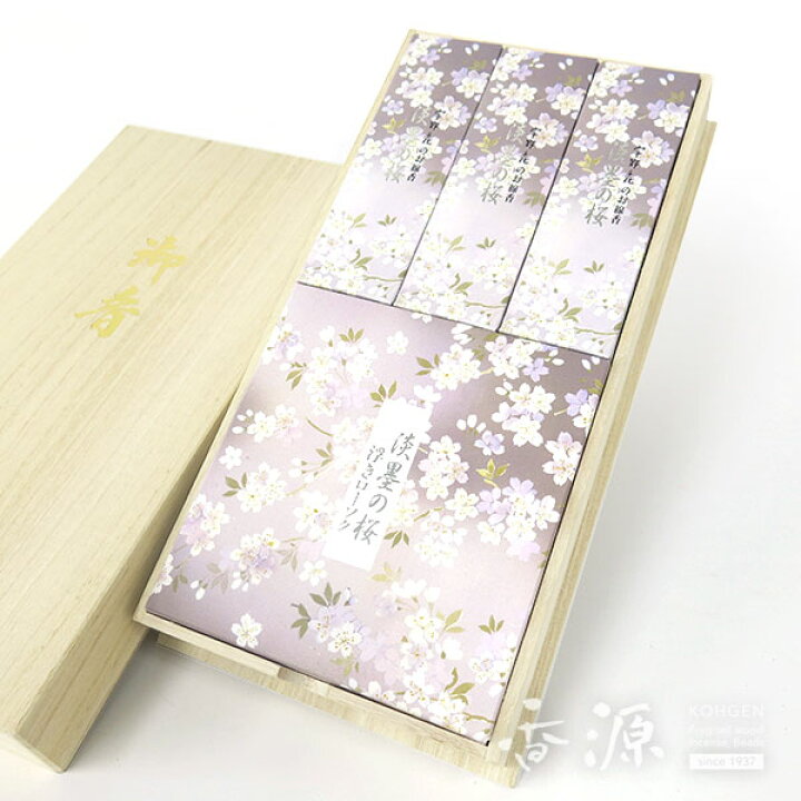 楽天市場】日本香堂のお線香ギフト 淡墨の桜（うすずみのさくら） 浮き