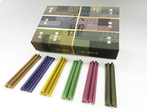 【平安貴族が楽しんだ雅な香り】鳩居堂 六種の薫物 6種 30本入り お香セット (香立て付き) ミニ寸 お香アソート スティック お香 お線香 インセンス 線香 御香 アロマ 日本製 おしゃれ 自宅用