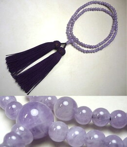女性用のお数珠 藤雲石 臨済宗 共仕立て