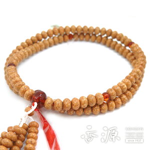 男性用のお数珠 天竺菩提樹 尺二 真言宗 圧縮琥珀仕立て 限定品