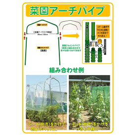 第一ビニール 菜園アーチパイプ　太さ20mm　肩巾1200mm