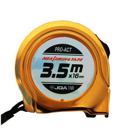 コーナン オリジナル PROACT メジャー3．5m 16mm　PATE−774ゴールド系