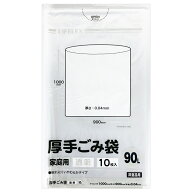コーナン オリジナル LIFELEX 厚手ゴミ袋90L　透明　10枚入