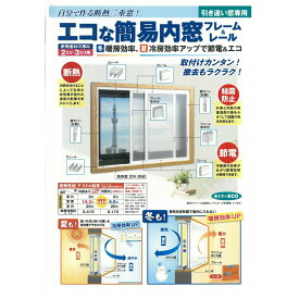 アクリサンデー エコな簡易内窓キットS ホワイト 引違窓 幅900×高さ900mm以内用 面材付（クリア中空板） ※お客さま組立 断熱・節電・防音・結露防止ホワイトS