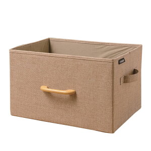 コーナン オリジナル LIFELEX 木製取手インナーボックス1個入 レギュラー ベージュ約幅38×奥行26×高さ24cm