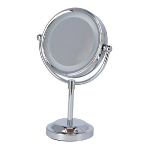 【ポイント3倍 10/30〜10/31まで】コーナン オリジナル LIFELEX 卓上LEDミラー シルバー