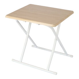 折りたたみ フォールディングテーブル テーブル 折り畳みテーブル デスク おしゃれ かわいい ナチュラル/ホワイト コーナン