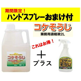 ≪あす楽対応≫パネフリ工業 コケそうじ業務用濃縮液　2L+ハンドスプレー500ml