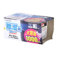 除湿剤 1000ml 置き型 湿気取り 湿気吸収 大容量タイプ クローゼット 押し入れ タンス 室内用 梅雨対策 …
