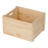 コーナン オリジナル ウッドBOX　S　外寸：約W310XD250XH180mm　WBS01-0067Sサイズ