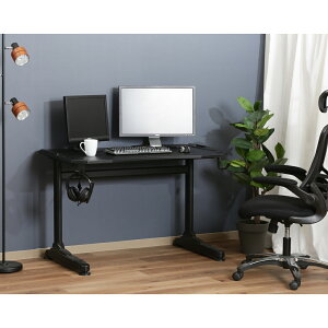 y[J[zsf GAMING DESK XeNOi[mj C[W[01 FULL BK ubN120×s67×77cm