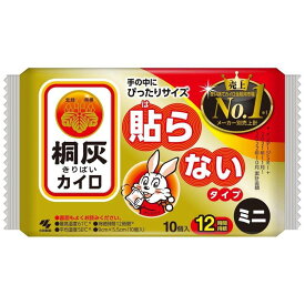 桐灰化学　桐灰カイロ　貼らないミニ10P