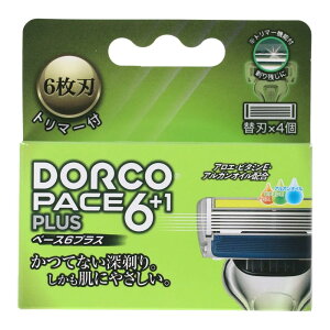 コーナンオリジナルトリマー付き6枚刃 替刃式カミソリ替刃(4個入) SXA5040−4B