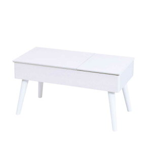 【メーカー直送】ジェイケイプラン リフティングテーブル ホワイト FDR−0007−WH