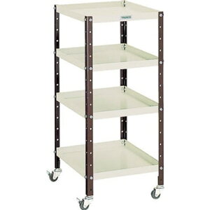 【メーカー直送T】トラスコ中山(TRUSCO) V型ツールワゴン 350X420XH798 4段 VS-1