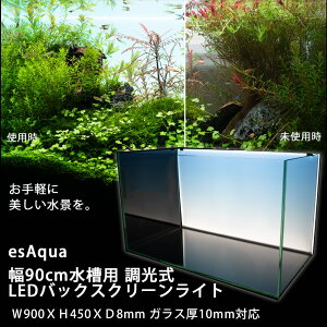 esAqua 90cmp  LEDobNXN[Cg W900XH450XD8mm KX10mmΉ90cmp