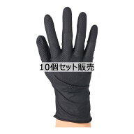 コーナンオリジナルPROACT　極厚ニトリルディスポグローブ　50枚入り　Mサイズ　ブラック　×10個セット