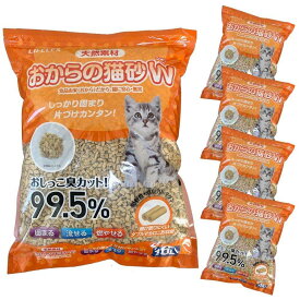 コーナンオリジナル LIFELEX おからの猫砂W　10L　×4個セット