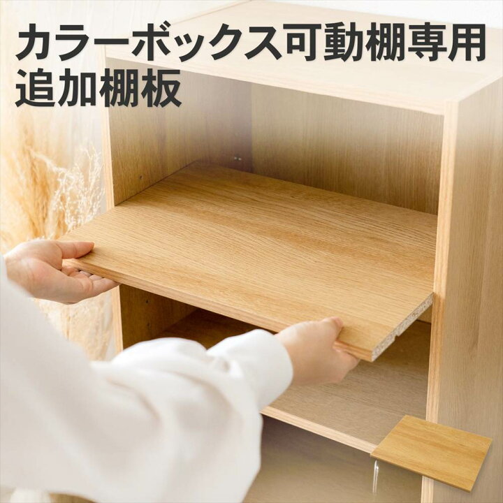 楽天市場】コーナンオリジナルLIFELEX カラーボックス 追加棚板 可動棚 