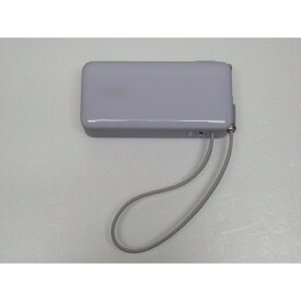 【中古品】 Anker Power Bank (10000mAh, Fusion, Built-In USB-C ケーブル)　A1637 アンカー モバイルバッテリー パープル 送料無料！