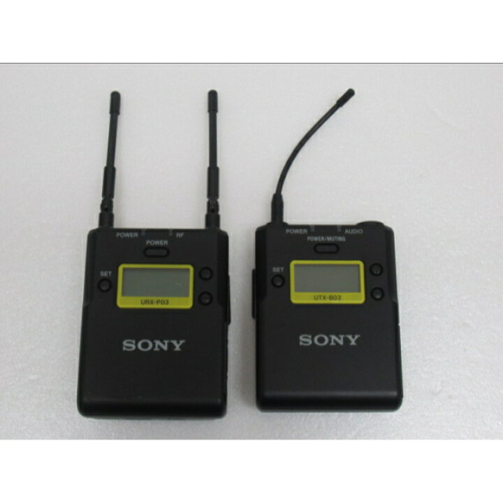 楽天市場】【中古品】SONY ソニー ワイヤレスマイクロホンパッケージ 