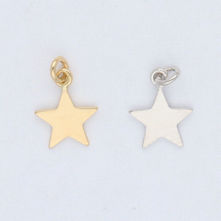 楽天市場】エンドパーツ スター 星 プレート チャーム シンプル 