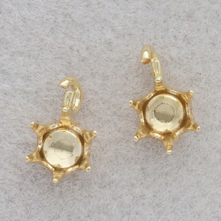 楽天市場】石枠 空枠 石座 6本爪 0.1ct 3mm 【1個売り】 アクセサリー 