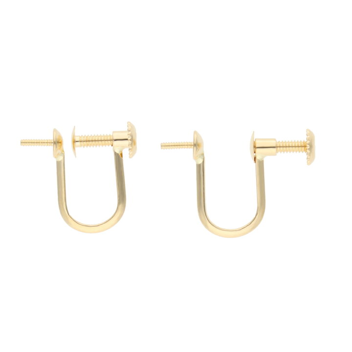 楽天市場】イヤリング パーツ 金具 ネジ式 アクセサリーパーツ K18  