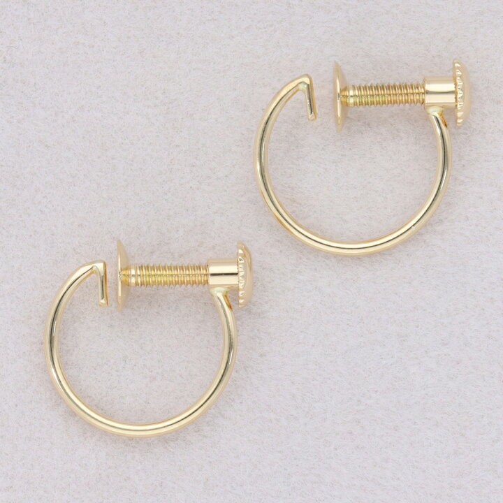 楽天市場】あす楽 フープイヤリング ねじ式 k18 フェイクピアス ピアス 
