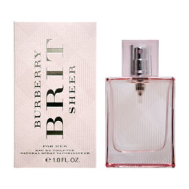 バーバリー BURBERRY ブリット シアー オードトワレ EDT SP 30ml レディース 香水 | 女性用 女性 ブリットシアー ブランド 人気 誕生日 彼女 香り ユズ ライチ ナシ ピオニー ムスク 爽やか フルーティ フローラル 結婚祝い 誕生日 内祝い お返し 贈り物 プレゼント ギフト