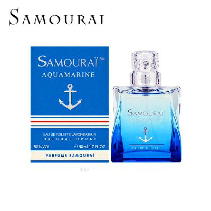 楽天市場 あす楽 サムライ アクアマリン オードトワレ Edt Sp 50ml アランドロン メンズ 香水 香水問屋楽天市場店