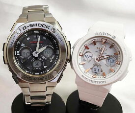 【恋人屋】恋人たちのGショック ペアウオッチ G-SHOCK BABY-G カシオ 電波ソーラー 2本セット GST-W310D-1AJF BGA-2500-7AJF 電池交換不要 時間がくるわない ラッピング無料 手書きのメッセージお付けします あす楽対応